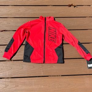 Black and Red Nike Track Jacket